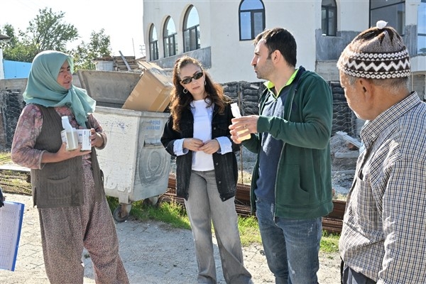KKKA riskine karşı Büyükşehir’den Yuntdağı üreticilerine ilaç ve eğitim desteği