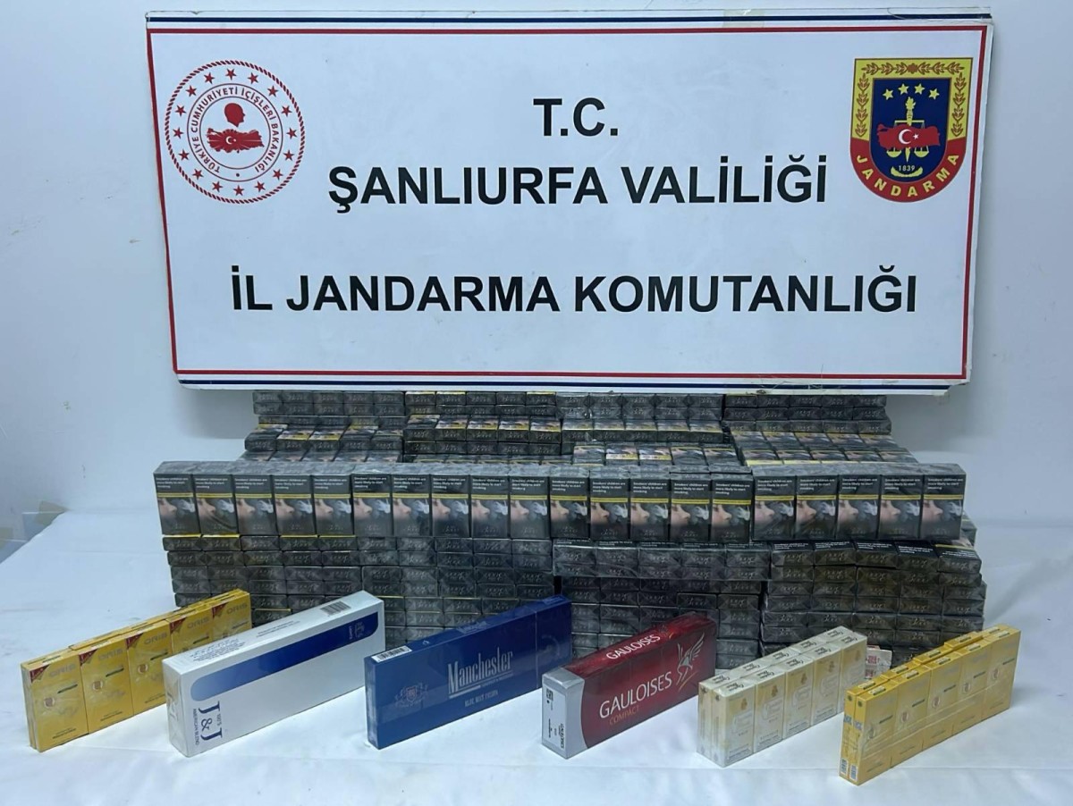 ŞANLIURFA JANDARMASINDAN TÜTÜN VE ALKOL KAÇAKÇILARINA DARBE
