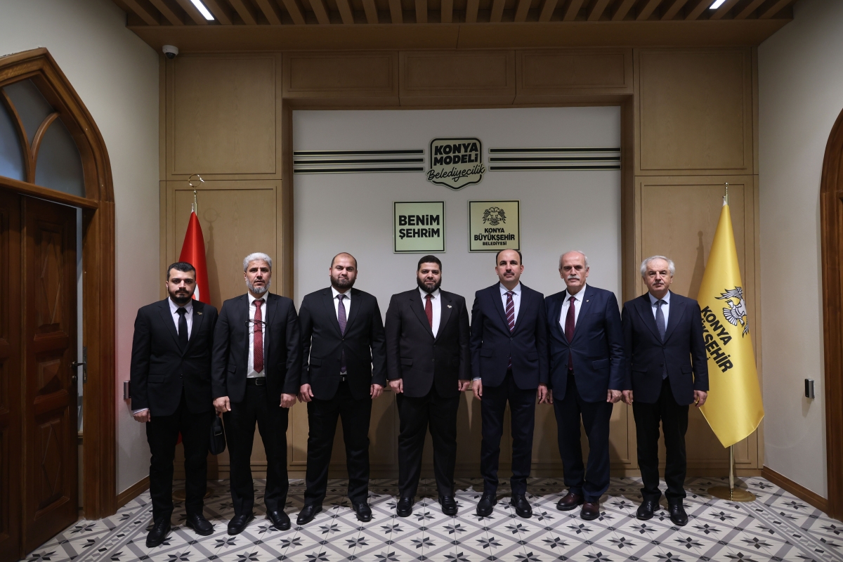 Suriyeli heyeti Konya’da ziyaret gerçeklşeştirdi
