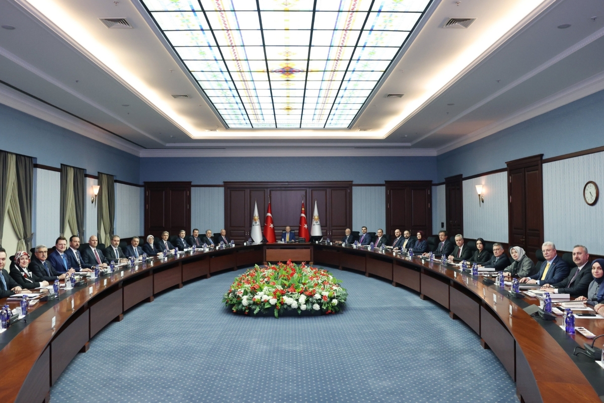 AK Parti MYK, Erdoğan başkanlığında toplandı