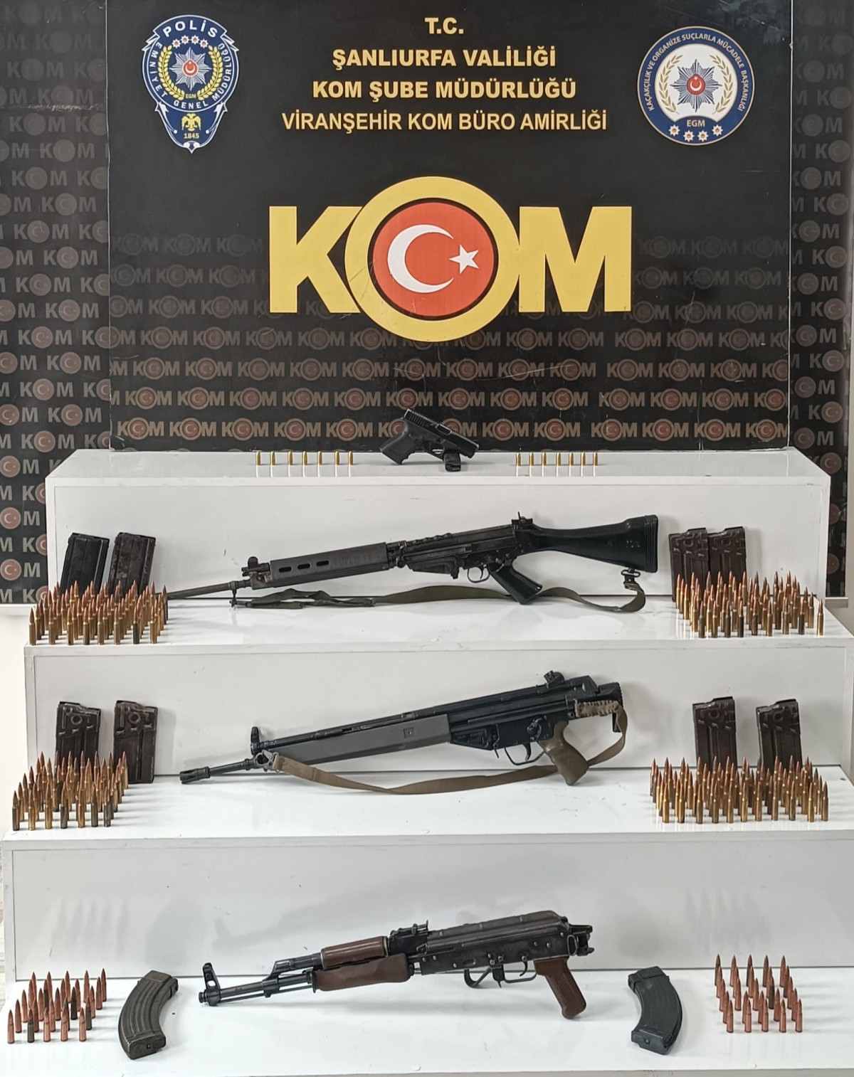 Şanlıurfa’da Kaçak Silah Operasyonu: Uzun Namlulu Silahlar Ele Geçirildi