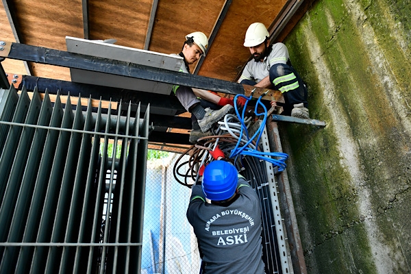 ASKİ, elektrik kesintisi kaynaklı arızaya müdahale etti