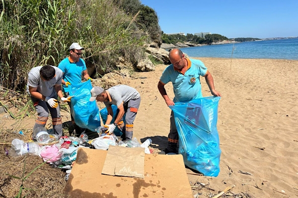 Alanya'da 10 bin 18 ton 549 kilogram evsel atık toplandı