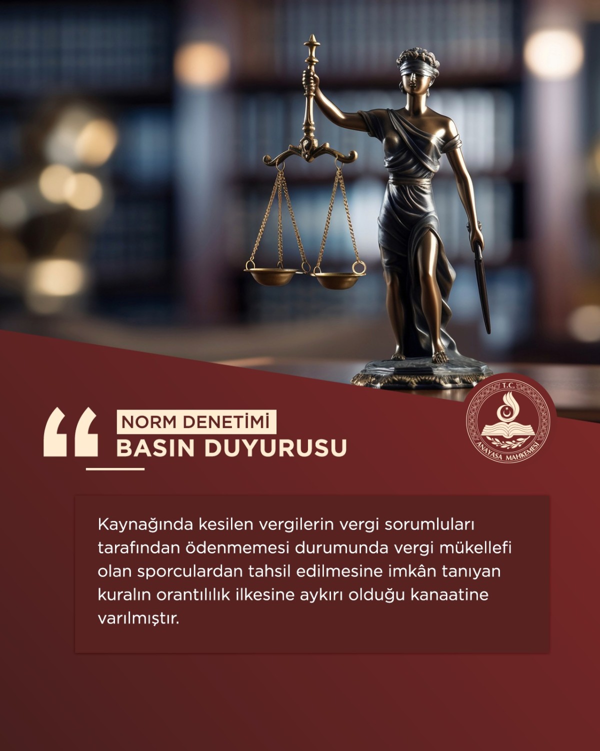 Anayasa Mahkemesi’nden Sporcuları İlgilendiren Vergi Kararı