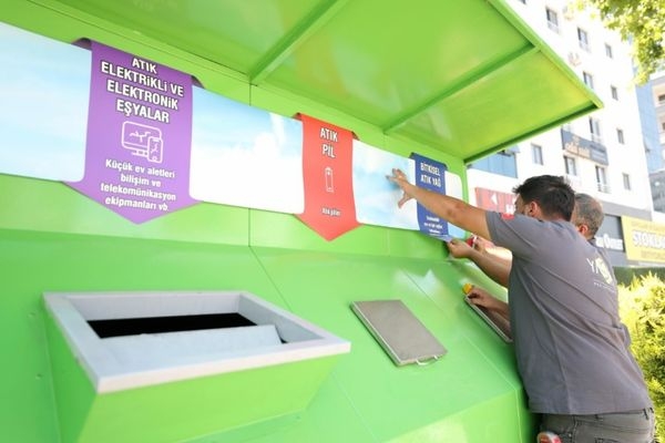 Pamukkale Belediyesi, mobil atık getirme merkezlerini yeniliyor