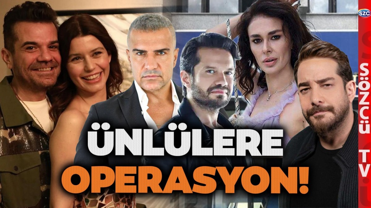 ÜNLÜLERE YÖNELİK UYUŞTURUCU OPERASYONU: ÇOK SAYIDA İSİM GÖZALTINDA


