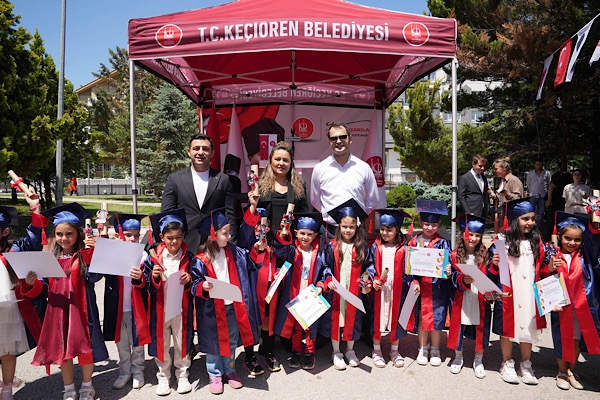 Keçiören Belediyesi Çocuk Gelişim Merkezlerinde mezuniyet coşkusu