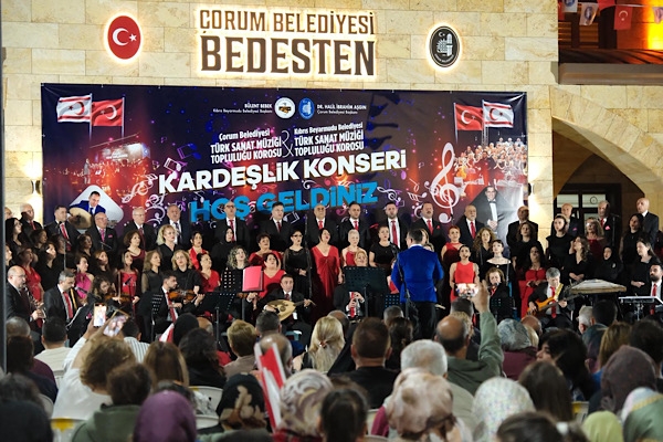 Çorum ve Beyarmudu belediyelerinden ortak &Prime;Kardeşlik Konseri&Prime;