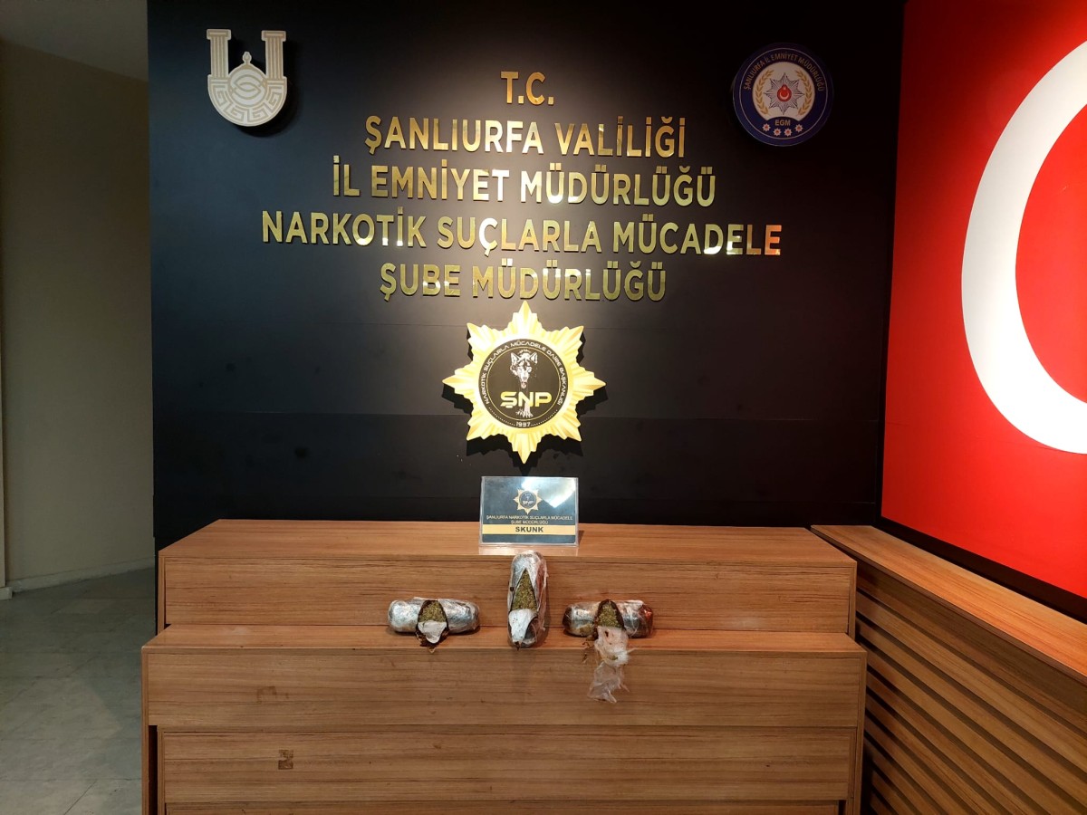 Şanlıurfa'da 2 Kilo 250 Gram Skunk Ele Geçirildi: 1 Kişi Tutuklandı