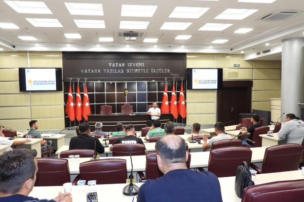 Kepez'de afetlere hazırlık için iş güvenliği eğitimi düzenlendi