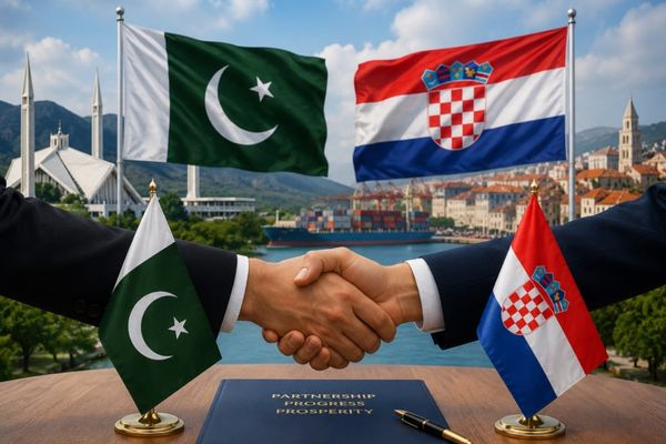 Pakistan ve Hırvatistan, ilişkileri güçlendirme konusunda mutabık kaldı