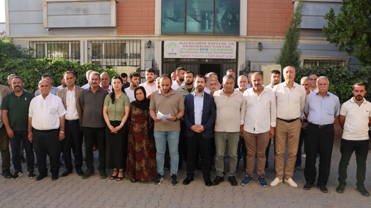 DEM Parti'den Ceylanpınar Belediyesi Hakkındaki İddialara Açıklama