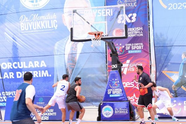 Kayseri’de FIBA 3x3 Lite Quest 2026 Turnuvası başladı