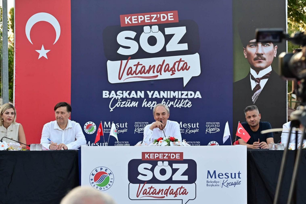 Başkan Kocagöz, &Prime;Söz Vatandaşta&Prime; buluşmasında Kepezlilerin taleplerini dinledi