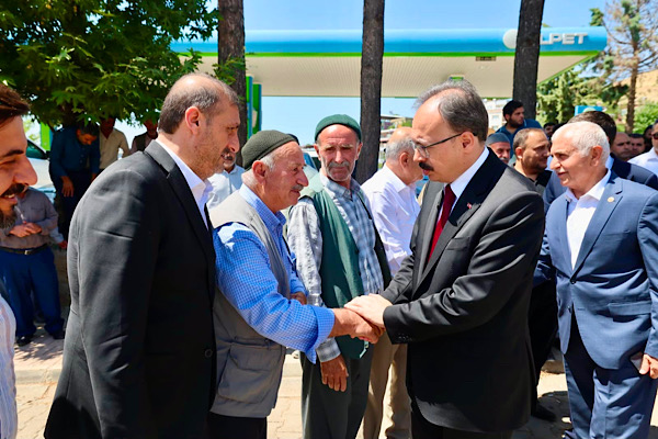 Şirvan'da Belediye Başkanı Cellek için taziye ziyareti gerçekleştirildi