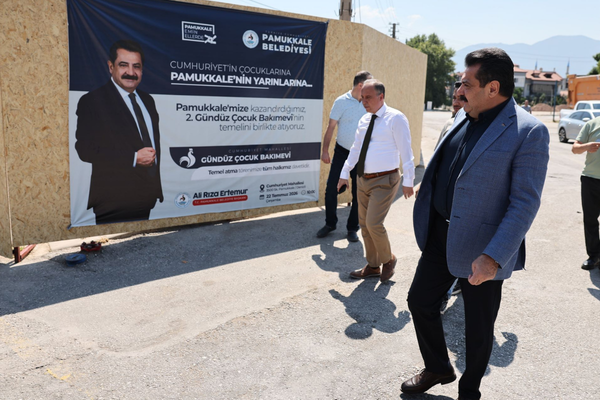 Pamukkale'de ikinci gündüz çocuk bakımevinin temeli atılacak