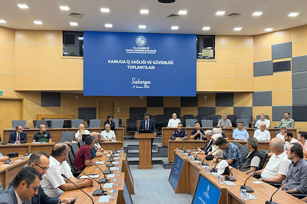 Sakarya'da kamu kurumlarına yönelik İSG Toplantısı gerçekleştirildi