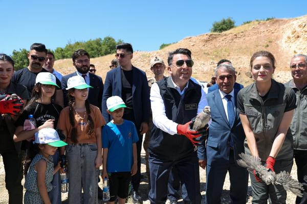 Tunceli'de 500 kınalı keklik doğaya salındı