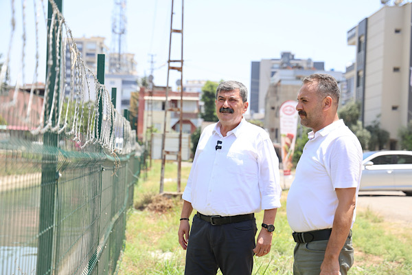 Portakal Mahallesi’ndeki sulama kanalı tel çitle kapatıldı