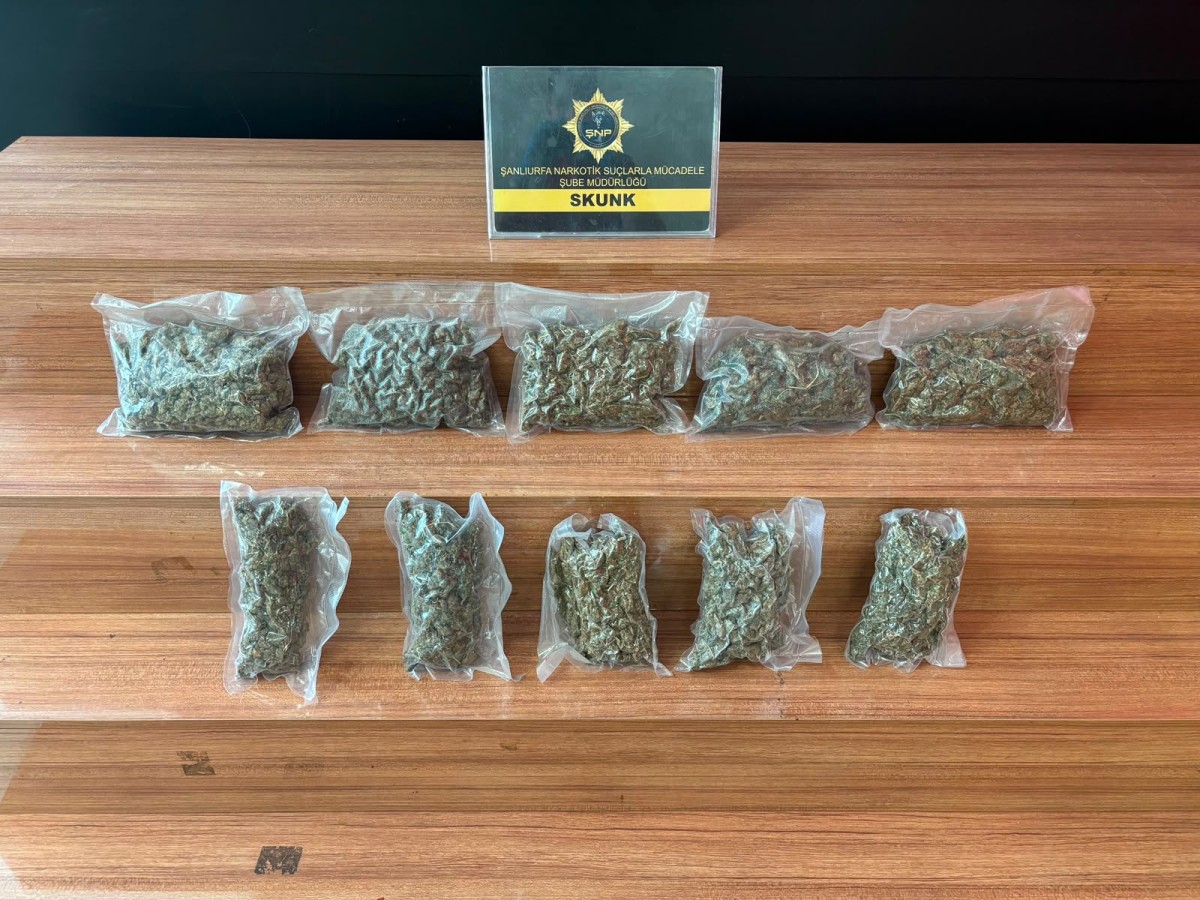 Şanlıurfa'da 2 Kilo 600 Gram Skunk Ele Geçirildi: 1 Tutuklama