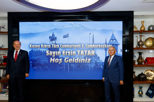 KKTC 5. Cumhurbaşkanı Ersin Tatar'dan Kayseri'ye &Prime;Türk Dünyası Kültür Başkenti&Prime; tebriği