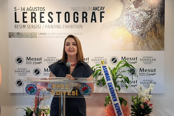 Lerestograf Sergisi Dokumapark Modern Sanatlar Galerisi'nde sanatseverlerle buluştu