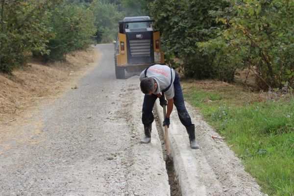 Giresun Belediyesi’nden Kayadibi Mahallesi’ne yeni içme suyu hattı