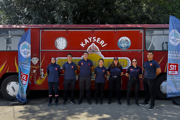 Kayseri Zile 38 Festivali’nde yangına ve afetlere karşı farkındalık