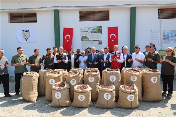 Vali Erol, TMO’nun fındık alım merkezini ziyaret etti