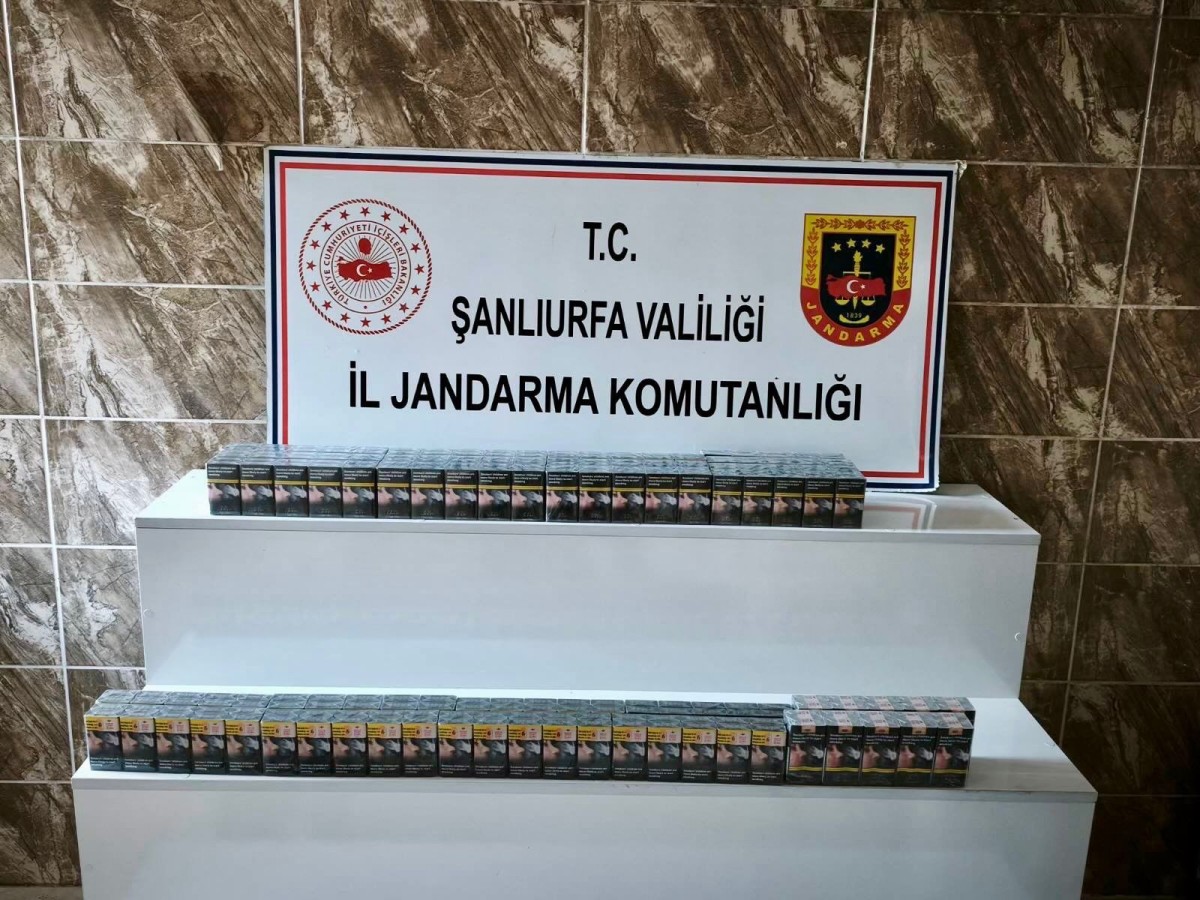 Şanlıurfa’da Kaçak Sigara ve Alkole Jandarma Darbesi