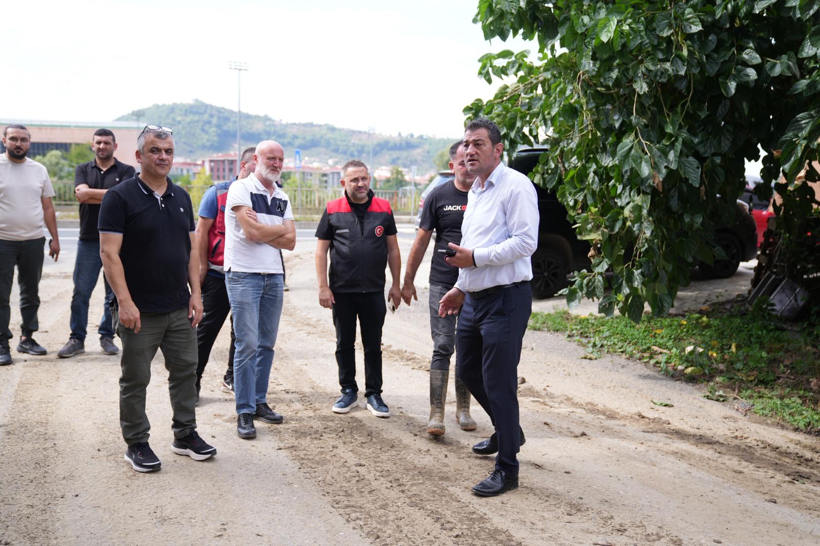 Başkan Köse, yağıştan etkilenen bölgelerde incelemelerde bulundu