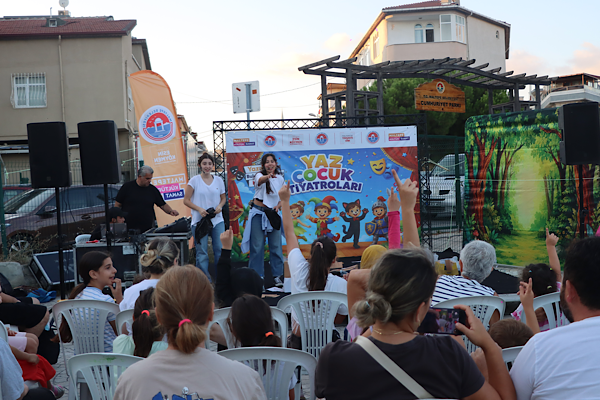 Maltepe’de açık hava çocuk tiyatroları yaz sezonunu tamamladı