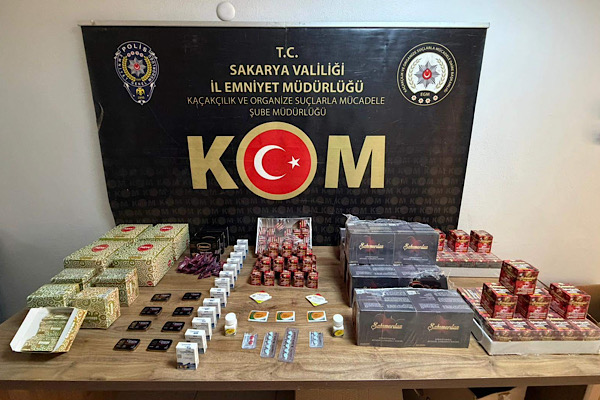 Sakarya'da kaçak ürün operasyonlarında 2 şüpheli yakalandı