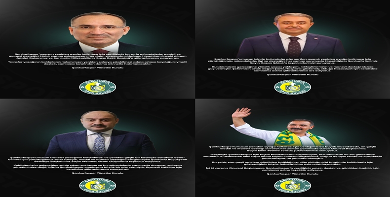 Şanlıurfaspor’un Ayağa Kalkma Mücadelesine Güçlü Destek