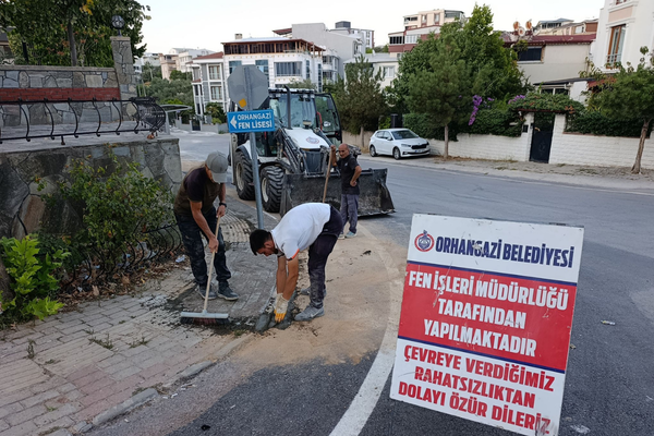 Orhangazi’de kaldırım yenileme ve sıcak asfalt çalışmaları başlıyor