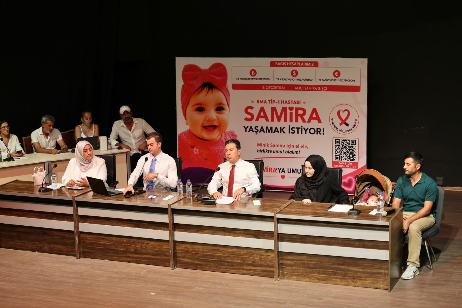 Bodrum'da SMA hastası Samira bebek için yardım gecesi düzenlendi