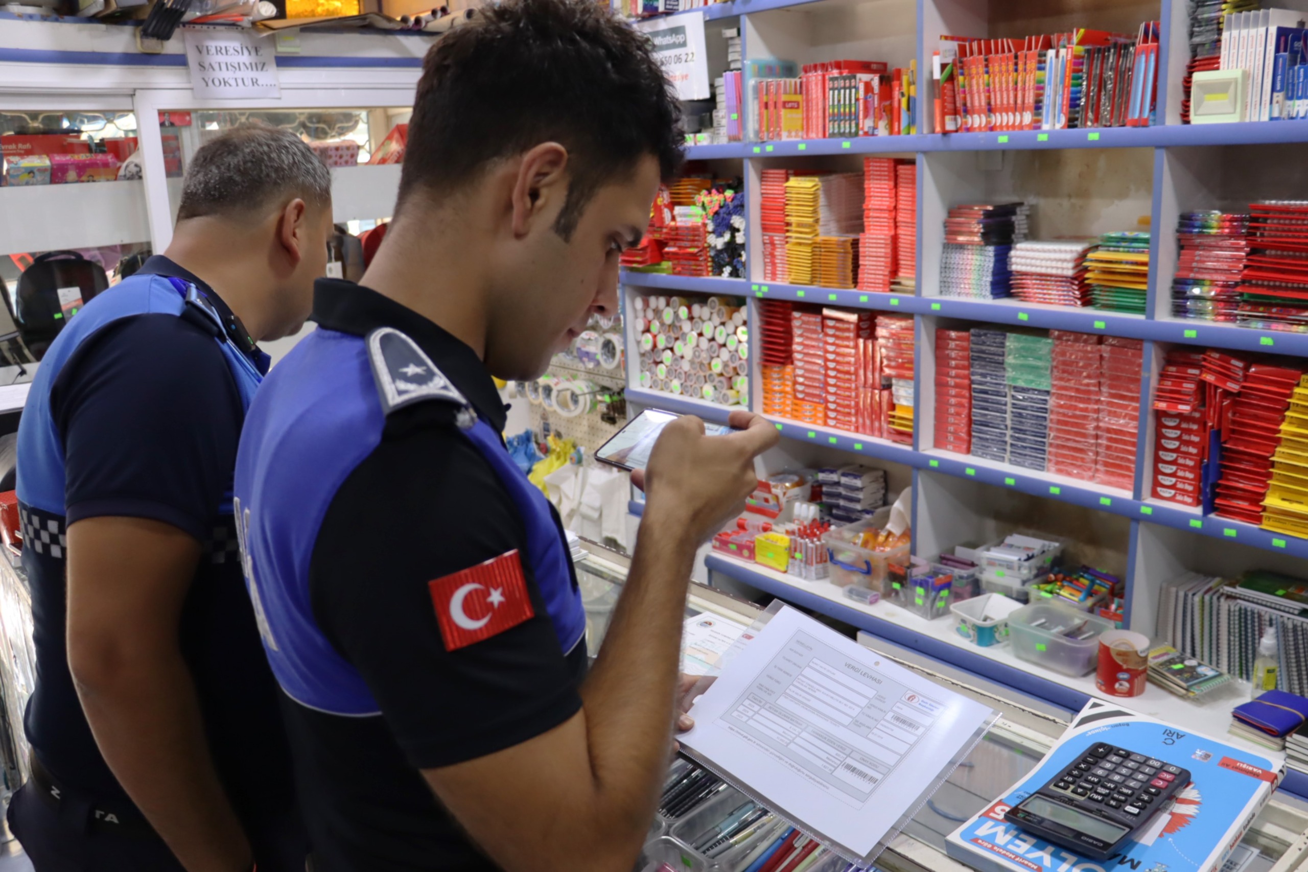 Toroslar’da okul öncesi kırtasiye denetimi yapıldı