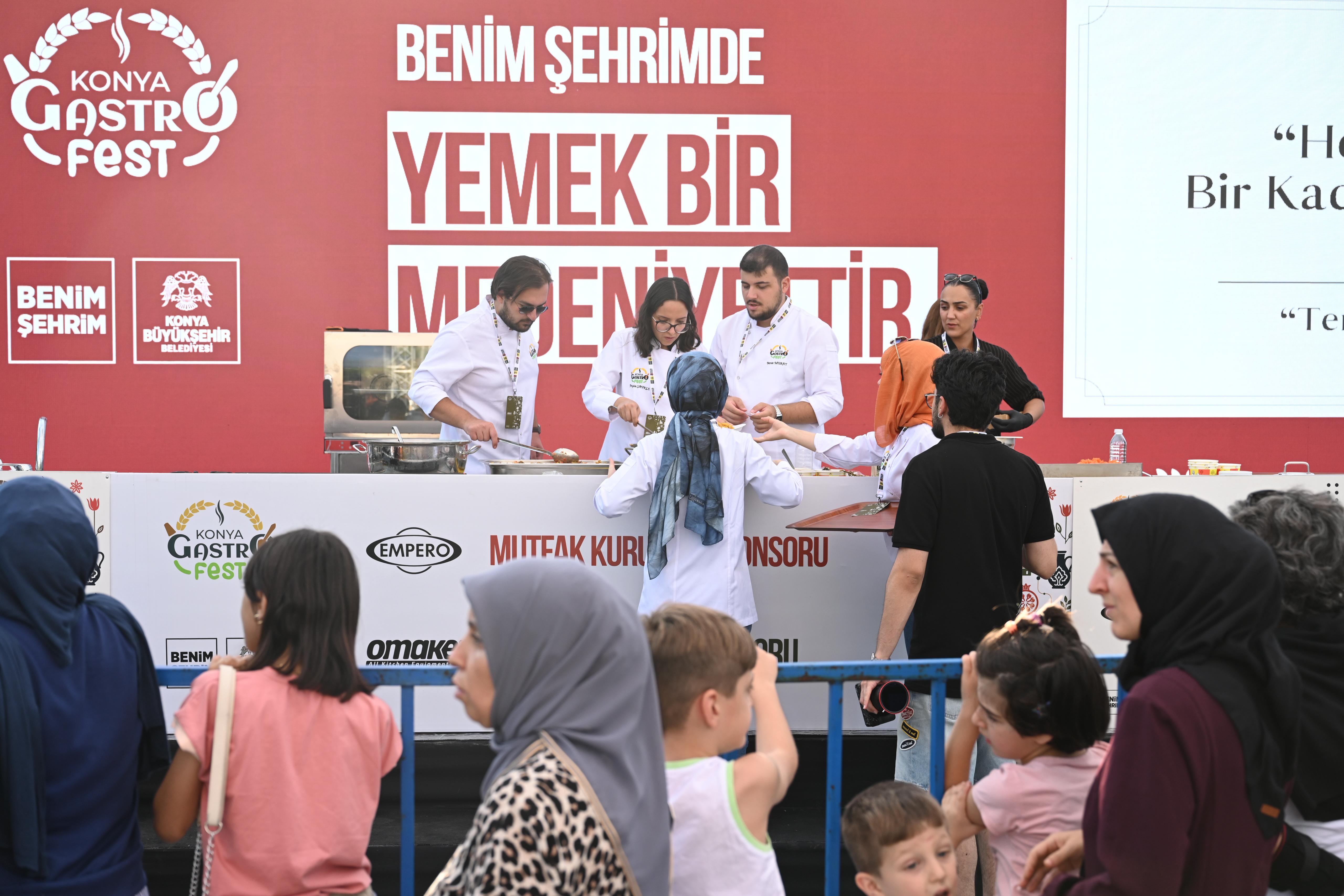 Konya GastroFest ziyaretçilere kapılarını açtı