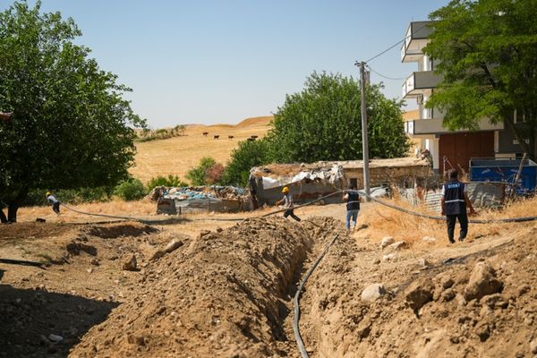 Nohuttepe’nin içme suyu hattı yenileniyor