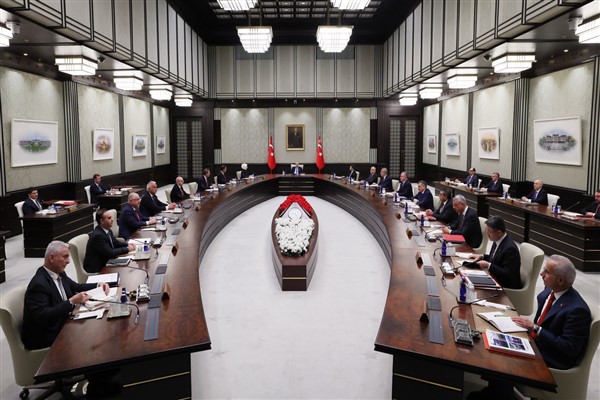 Cumhurbaşkanlığı Kabinesi,  Cumhurbaşkanı Erdoğan başkanlığında toplandı