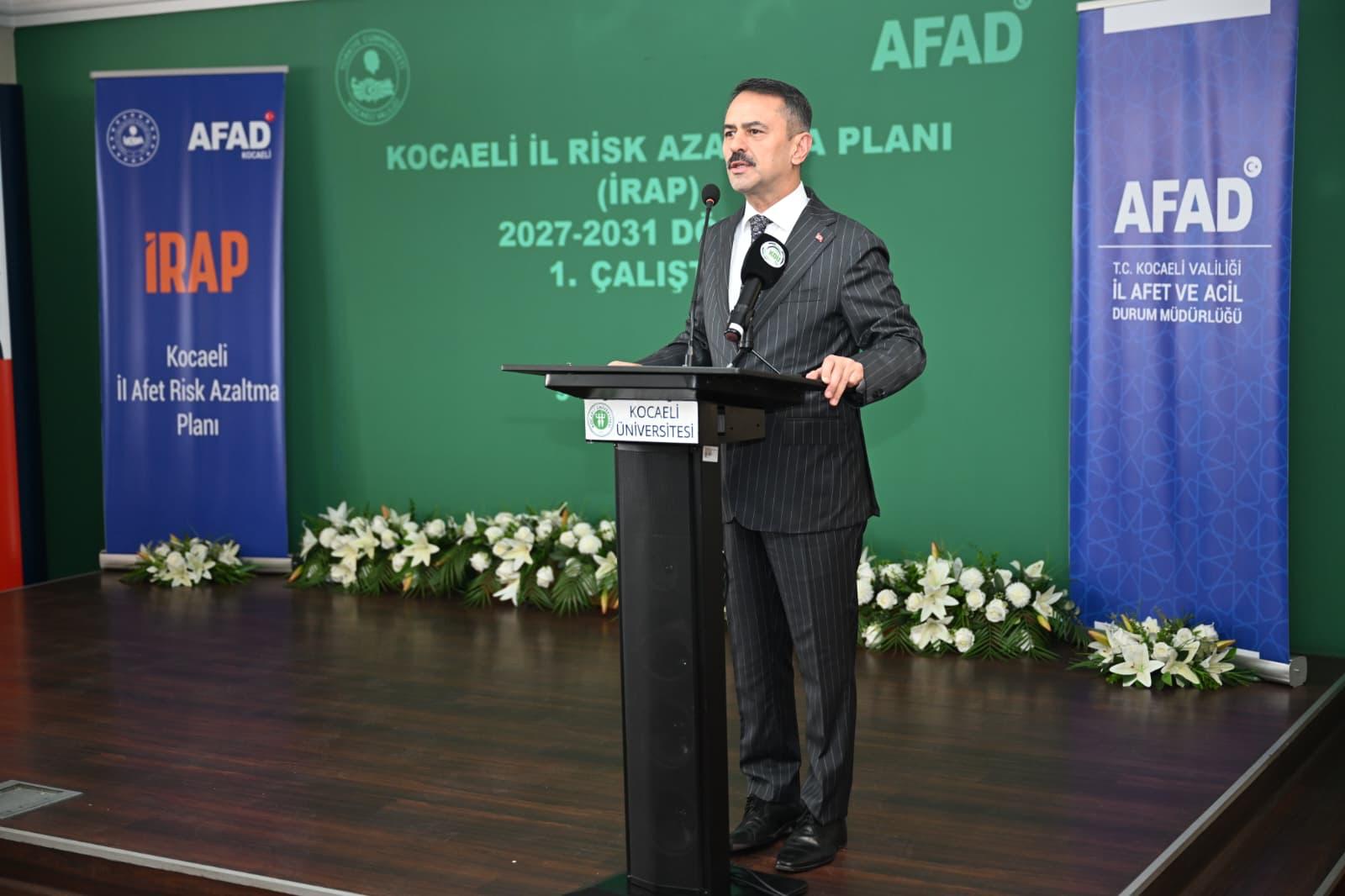 Kocaeli İl Afet Risk Azaltma Planı (İRAP) 2027-2031 Dönemi 1. Çalıştayı başladı