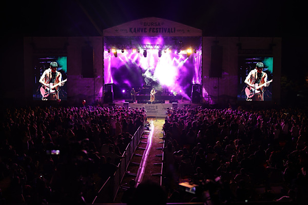 Bursa Kahve Festivali'nde kahve ve müzik etkinlikleri düzenlendi
