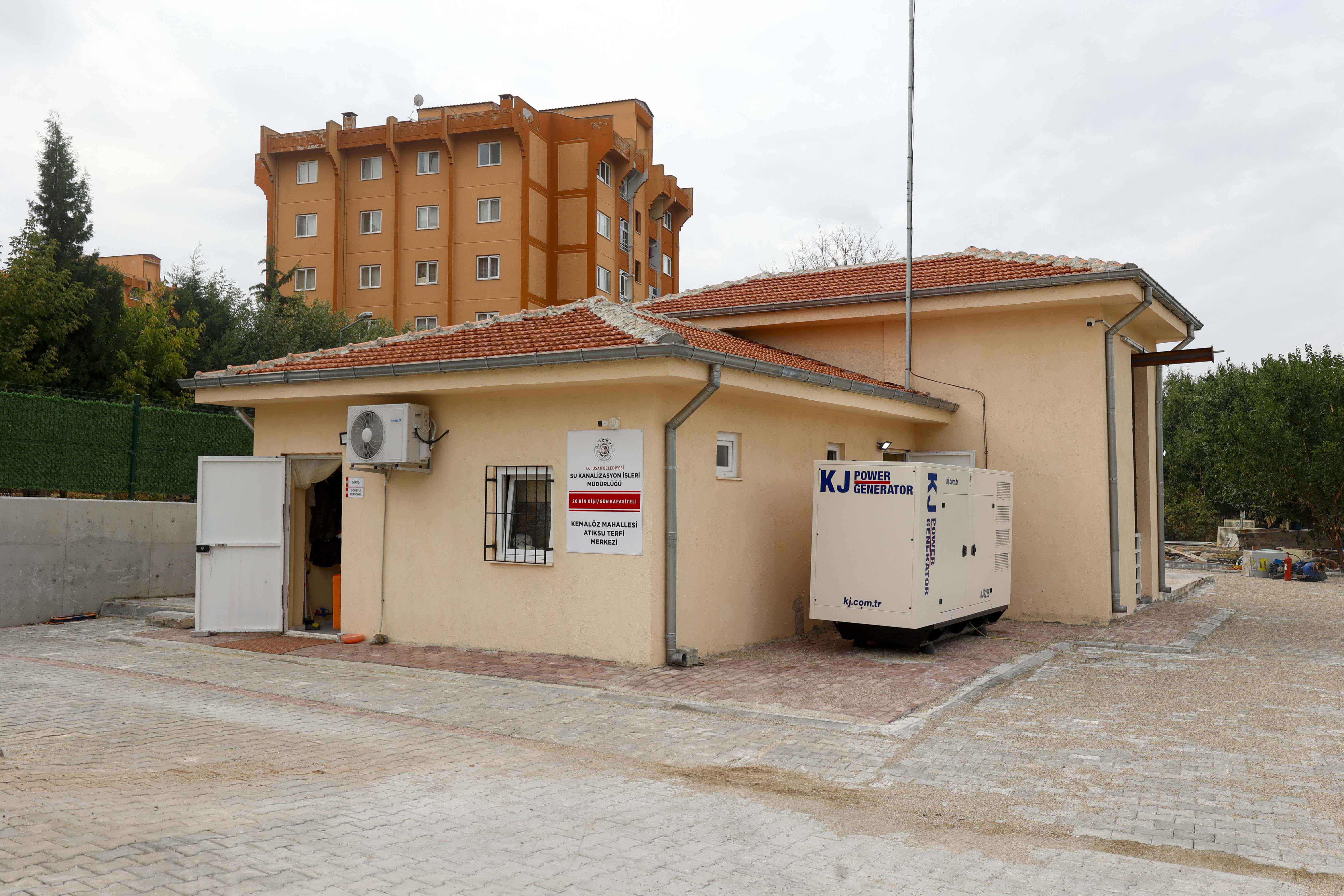 Uşak’ta toki bölgesine yeni atıksu terfi merkezi yapıldı