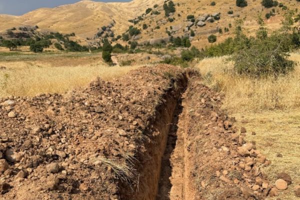 Beybağı köyü 2 bin metrelik içme suyu isale hattına kavuştu