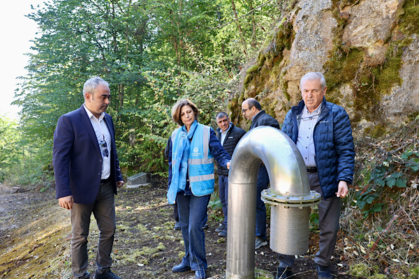 Başkan Ünlüce, Kalabak Suyu'nun kaynak alanlarında incelemeler yaptı