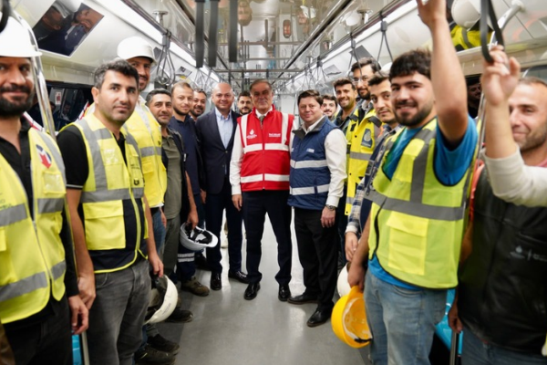 Ümraniye-Ataşehir-Göztepe Metro Hattı’nda test sürüşü yapıldı