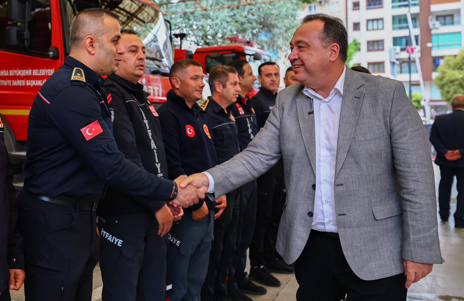 Başkan Dutlulu’dan itfaiye personeline teşekkür