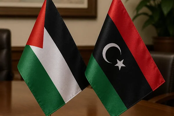Filistin ve Libya, ikili iş birliğini ve Filistinlilere yönelik desteği görüştü