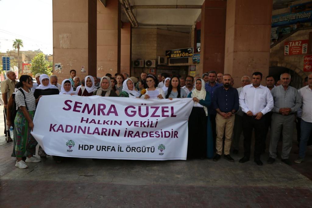 HDP Urfa'da Semra Güzel İçin Basın Açıklaması Yaptı
