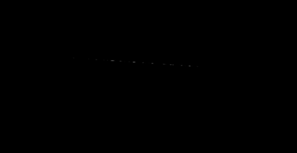 Şanlıurfa’da Starlink uyduları gökyüzünde süzüldü